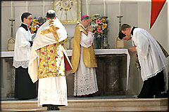 Misa durante el Congreso