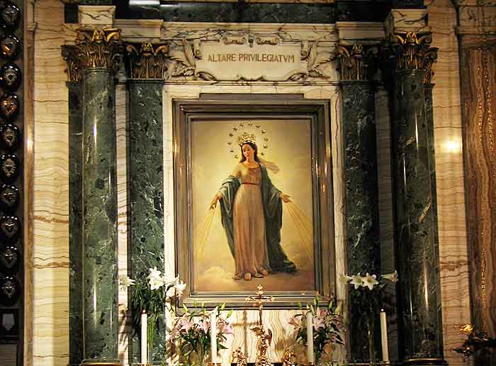 Madonna del Miracolo. Conversión de Ratisbonne