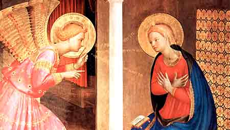 En la Fiesta de la Anunciación del Angel a la Virgen María