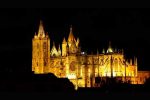 Catedral de León de noche