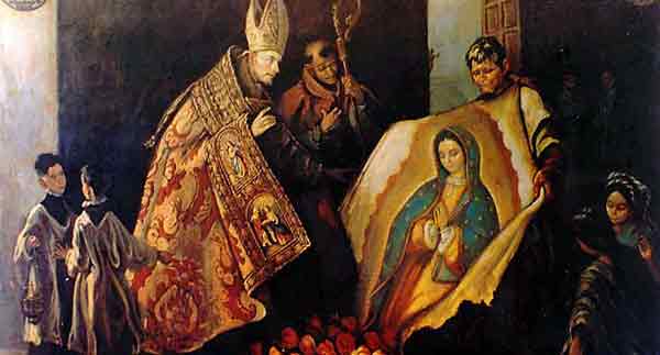 Fiesta de Nuestra Señora de Guadalupe. El milagro